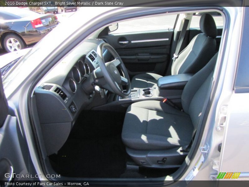 Bright Silver Metallic / Dark Slate Gray 2010 Dodge Charger SXT