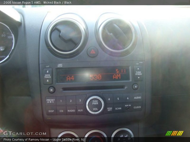 Wicked Black / Black 2008 Nissan Rogue S AWD