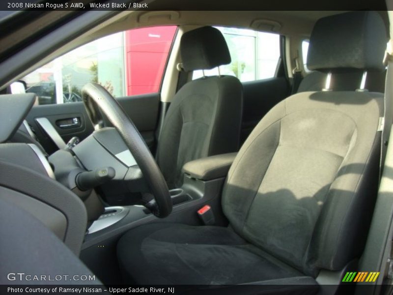 Wicked Black / Black 2008 Nissan Rogue S AWD