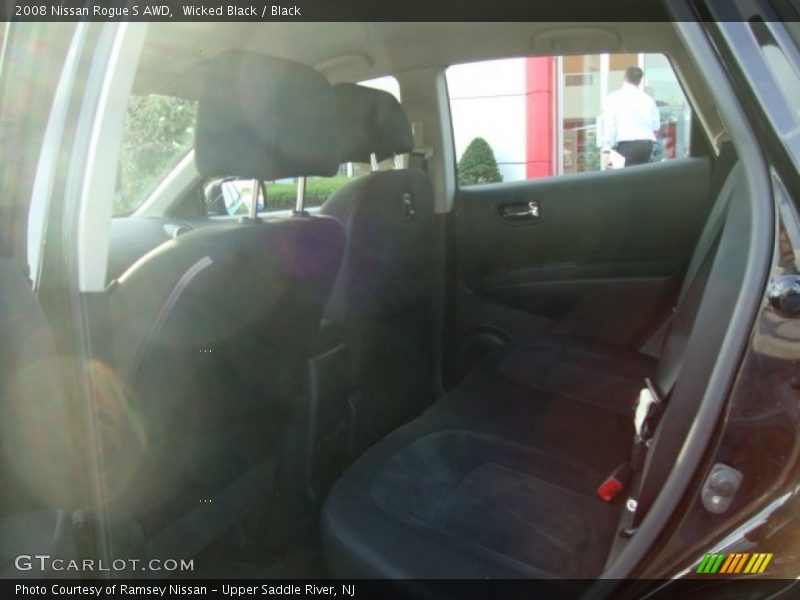 Wicked Black / Black 2008 Nissan Rogue S AWD