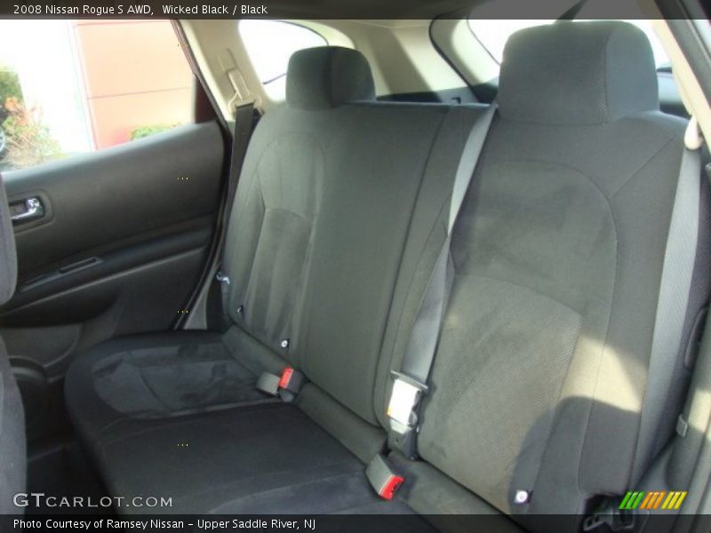 Wicked Black / Black 2008 Nissan Rogue S AWD