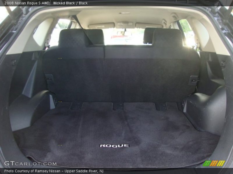 Wicked Black / Black 2008 Nissan Rogue S AWD