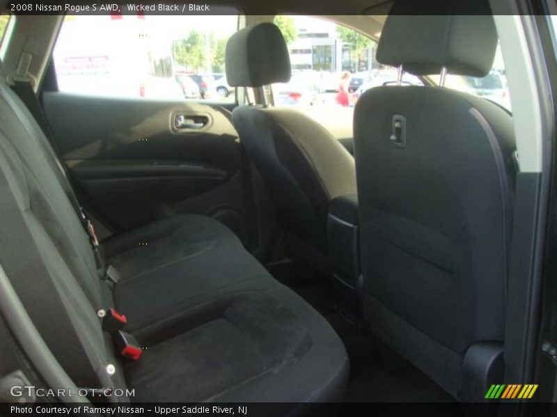 Wicked Black / Black 2008 Nissan Rogue S AWD