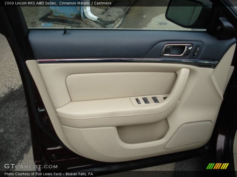 Cinnamon Metallic / Cashmere 2009 Lincoln MKS AWD Sedan