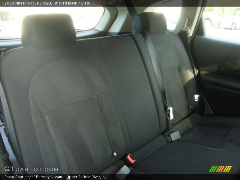 Wicked Black / Black 2008 Nissan Rogue S AWD