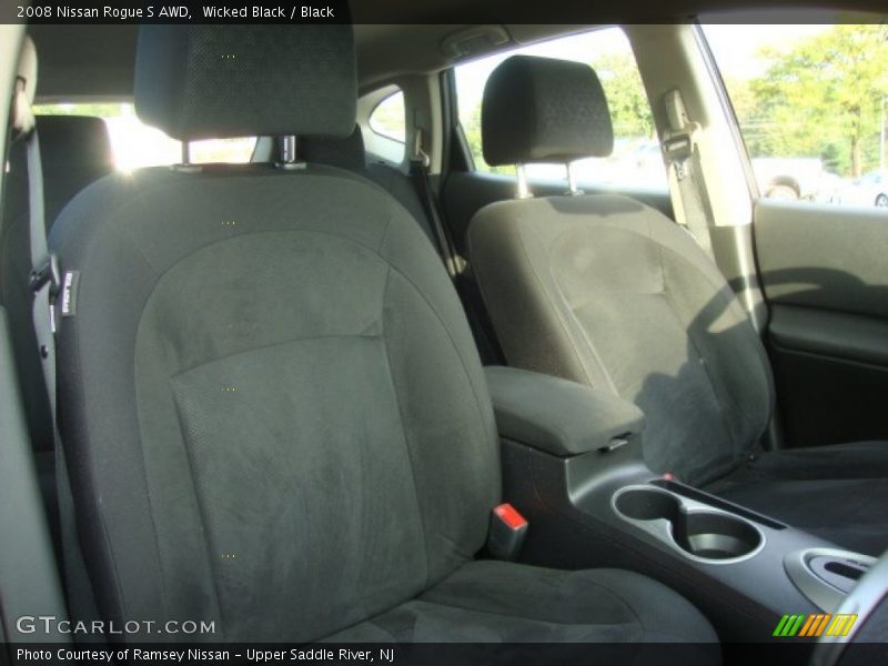 Wicked Black / Black 2008 Nissan Rogue S AWD