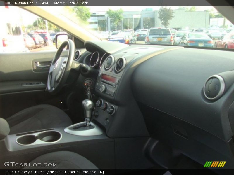 Wicked Black / Black 2008 Nissan Rogue S AWD