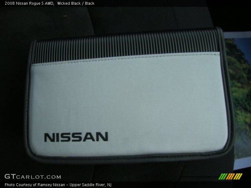 Wicked Black / Black 2008 Nissan Rogue S AWD