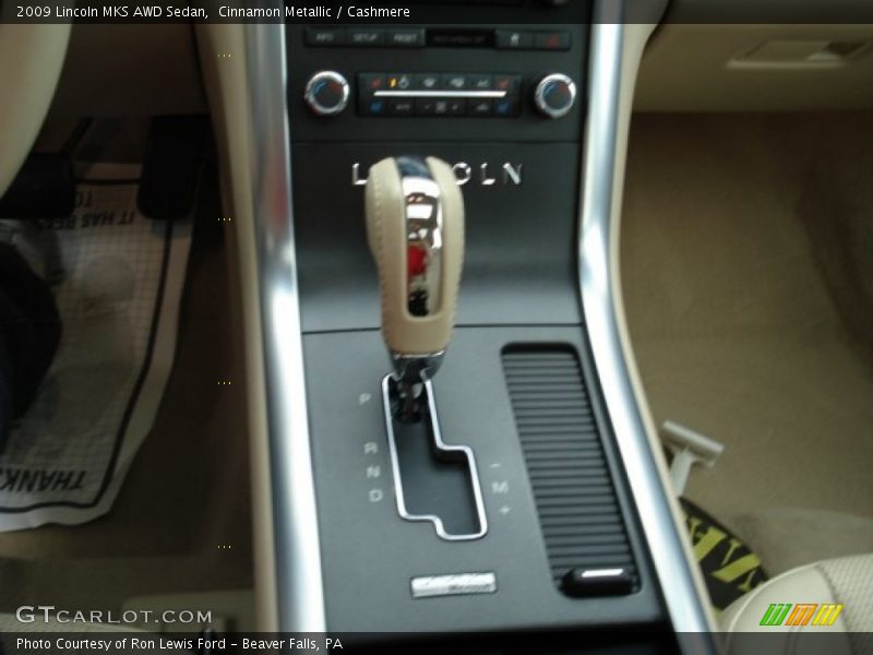 Cinnamon Metallic / Cashmere 2009 Lincoln MKS AWD Sedan