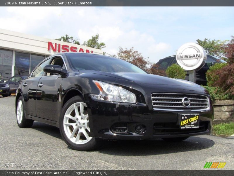 Super Black / Charcoal 2009 Nissan Maxima 3.5 S