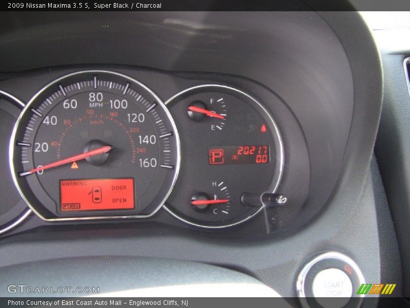 Super Black / Charcoal 2009 Nissan Maxima 3.5 S