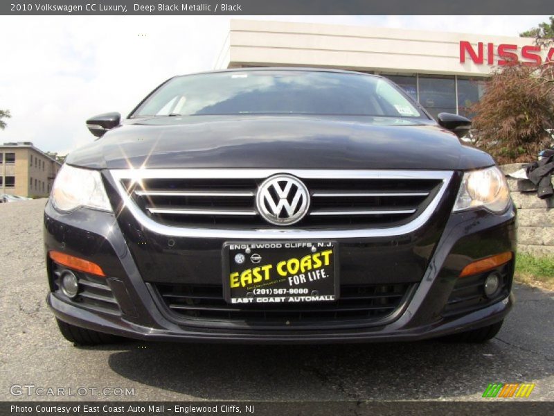 Deep Black Metallic / Black 2010 Volkswagen CC Luxury