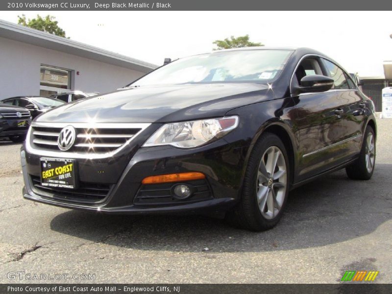 Deep Black Metallic / Black 2010 Volkswagen CC Luxury