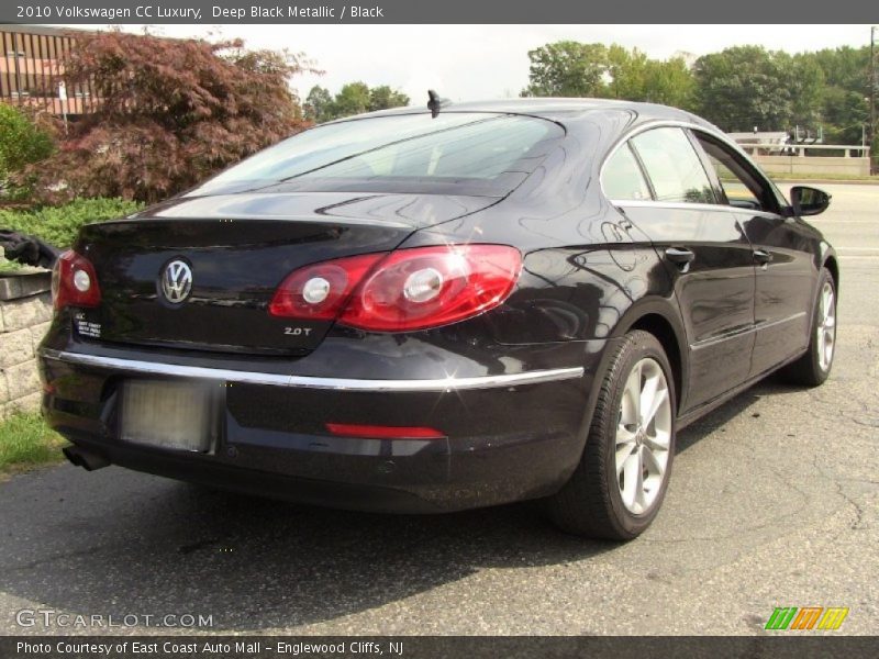 Deep Black Metallic / Black 2010 Volkswagen CC Luxury