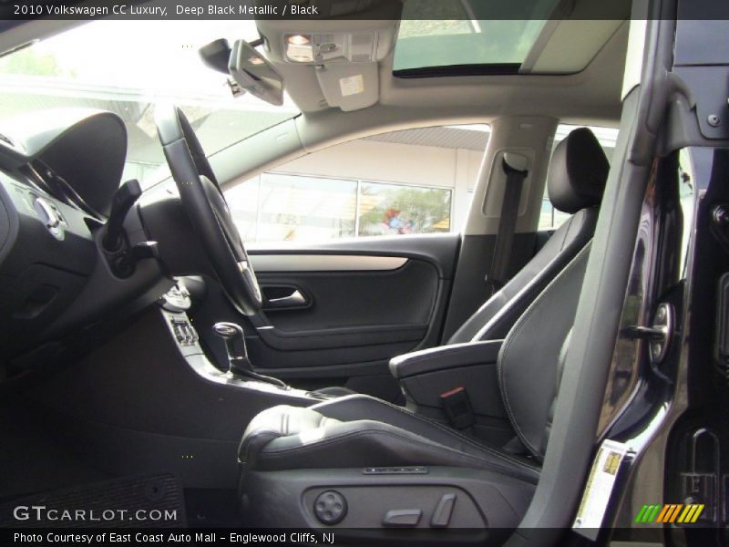 Deep Black Metallic / Black 2010 Volkswagen CC Luxury