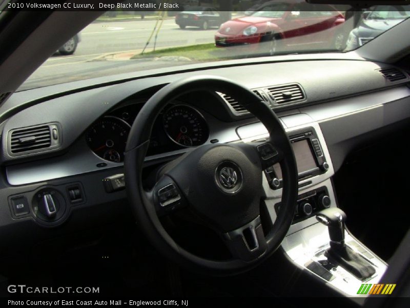 Deep Black Metallic / Black 2010 Volkswagen CC Luxury