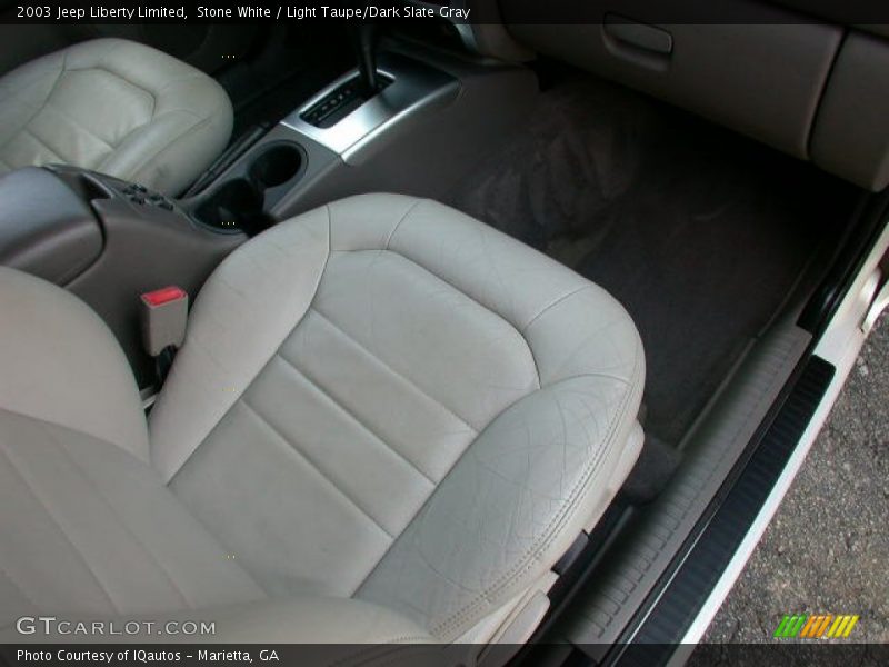 Stone White / Light Taupe/Dark Slate Gray 2003 Jeep Liberty Limited