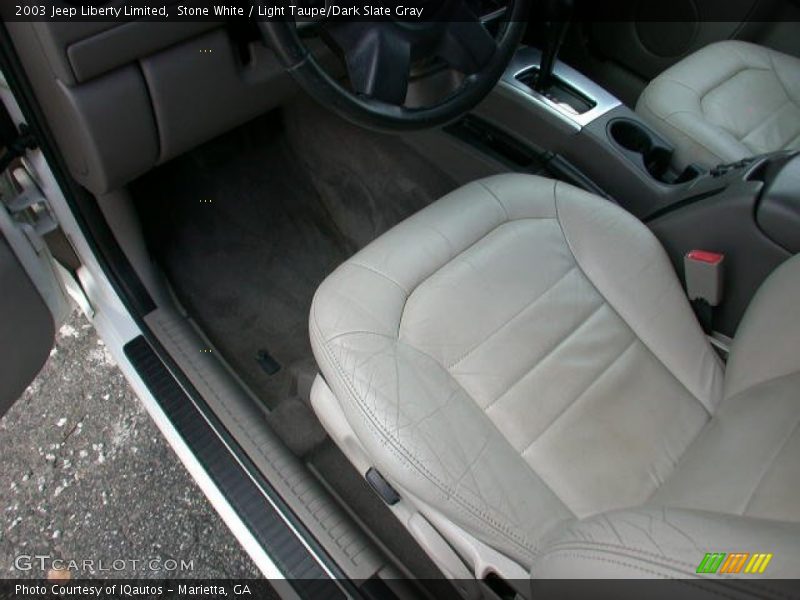 Stone White / Light Taupe/Dark Slate Gray 2003 Jeep Liberty Limited