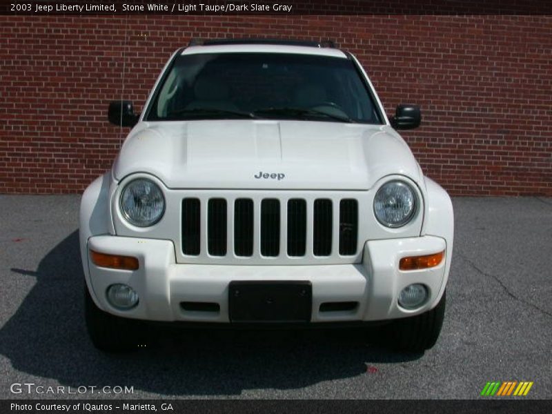 Stone White / Light Taupe/Dark Slate Gray 2003 Jeep Liberty Limited