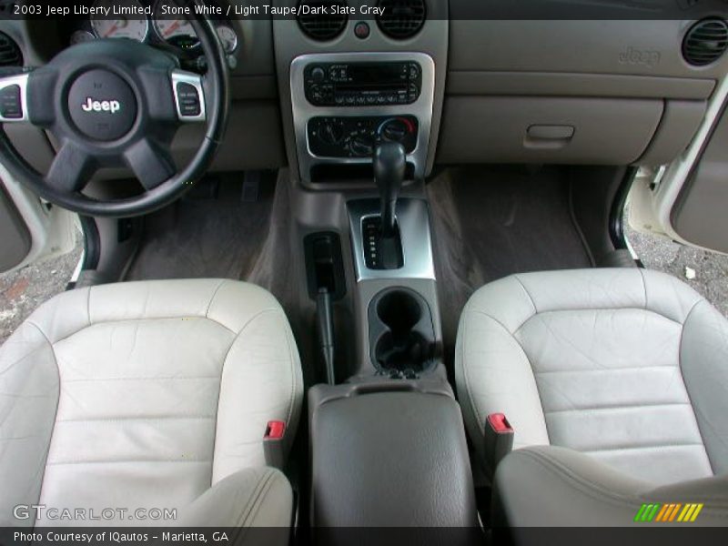 Stone White / Light Taupe/Dark Slate Gray 2003 Jeep Liberty Limited