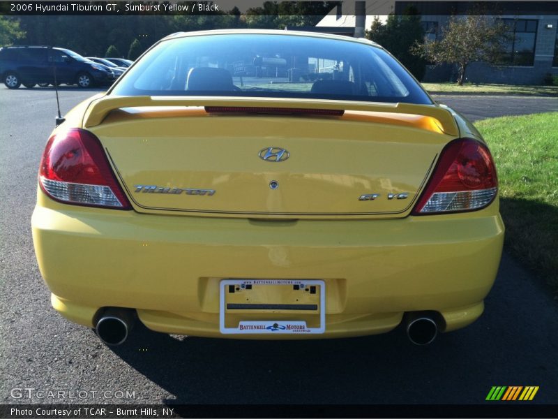 Sunburst Yellow / Black 2006 Hyundai Tiburon GT