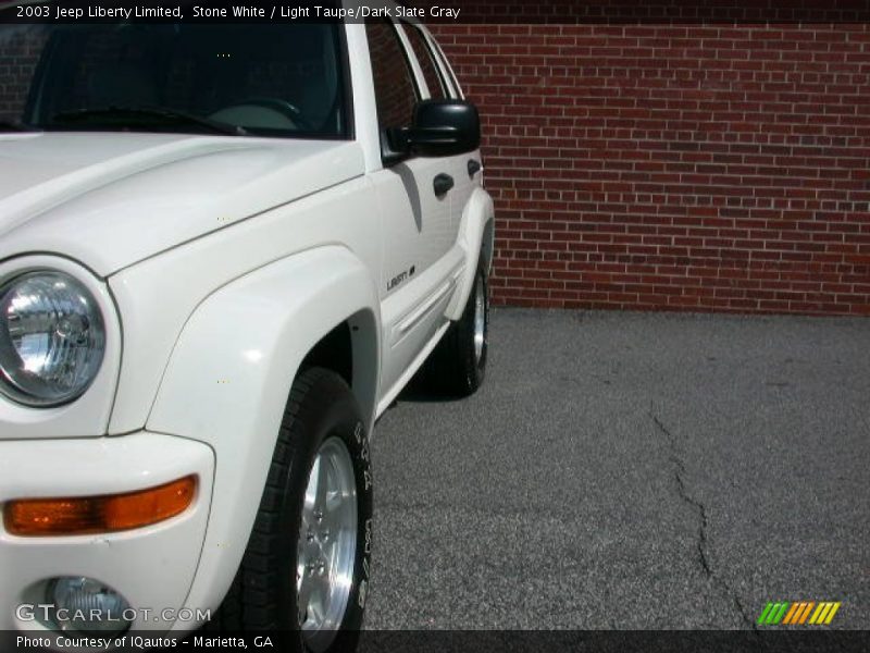 Stone White / Light Taupe/Dark Slate Gray 2003 Jeep Liberty Limited