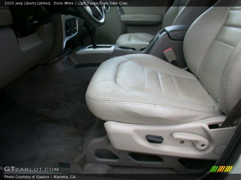 Stone White / Light Taupe/Dark Slate Gray 2003 Jeep Liberty Limited