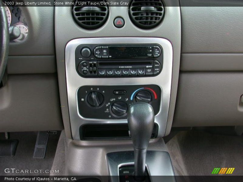 Stone White / Light Taupe/Dark Slate Gray 2003 Jeep Liberty Limited