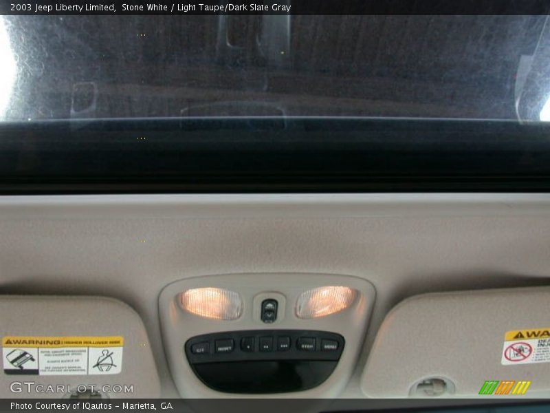 Stone White / Light Taupe/Dark Slate Gray 2003 Jeep Liberty Limited