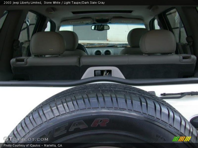 Stone White / Light Taupe/Dark Slate Gray 2003 Jeep Liberty Limited