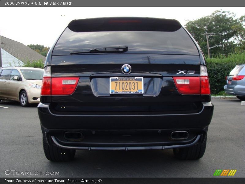 Jet Black / Black 2006 BMW X5 4.8is