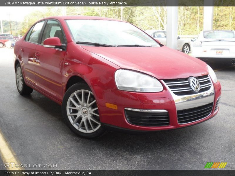 Front 3/4 View of 2009 Jetta Wolfsburg Edition Sedan