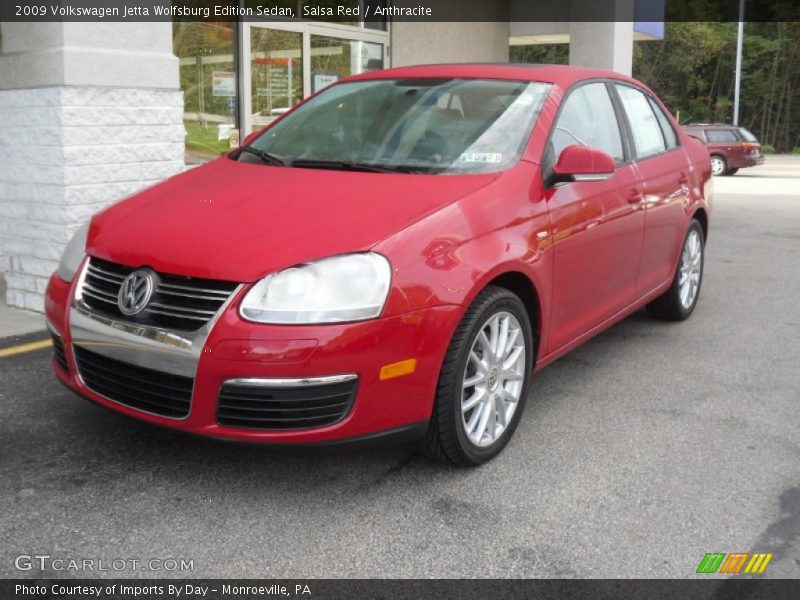Front 3/4 View of 2009 Jetta Wolfsburg Edition Sedan