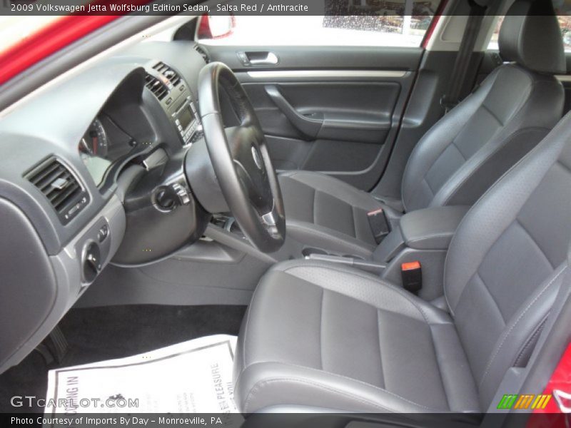  2009 Jetta Wolfsburg Edition Sedan Anthracite Interior