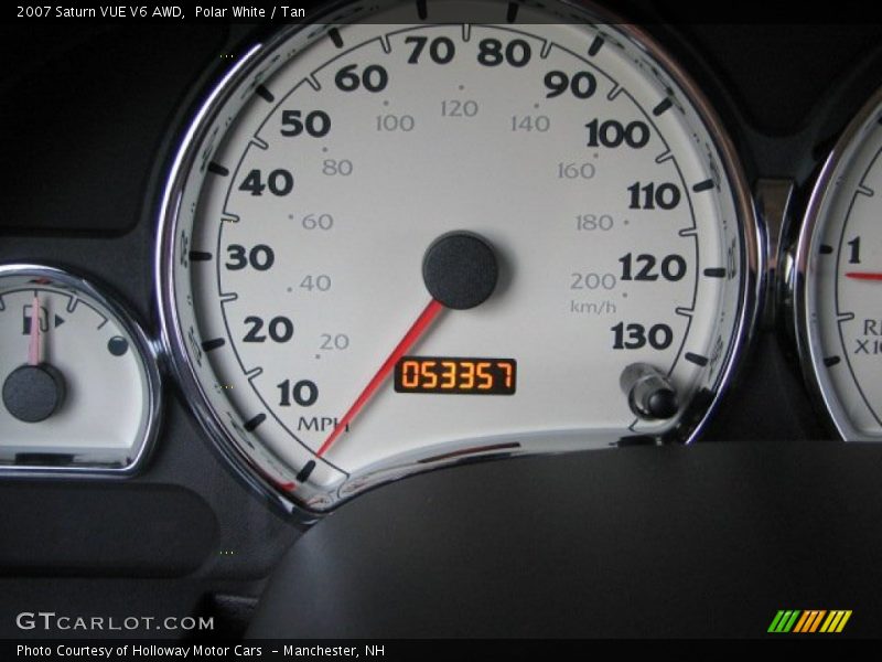 Polar White / Tan 2007 Saturn VUE V6 AWD
