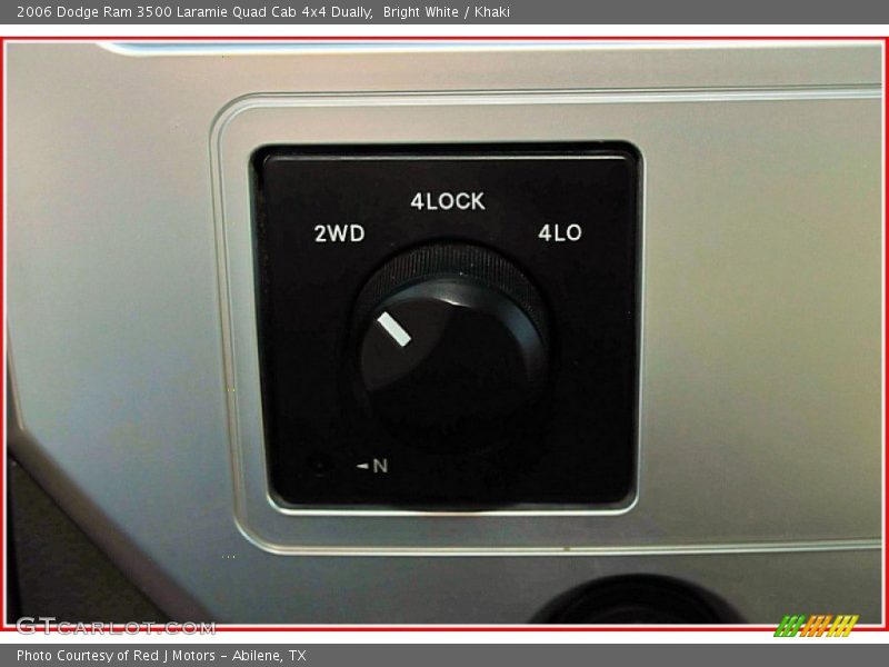 Bright White / Khaki 2006 Dodge Ram 3500 Laramie Quad Cab 4x4 Dually