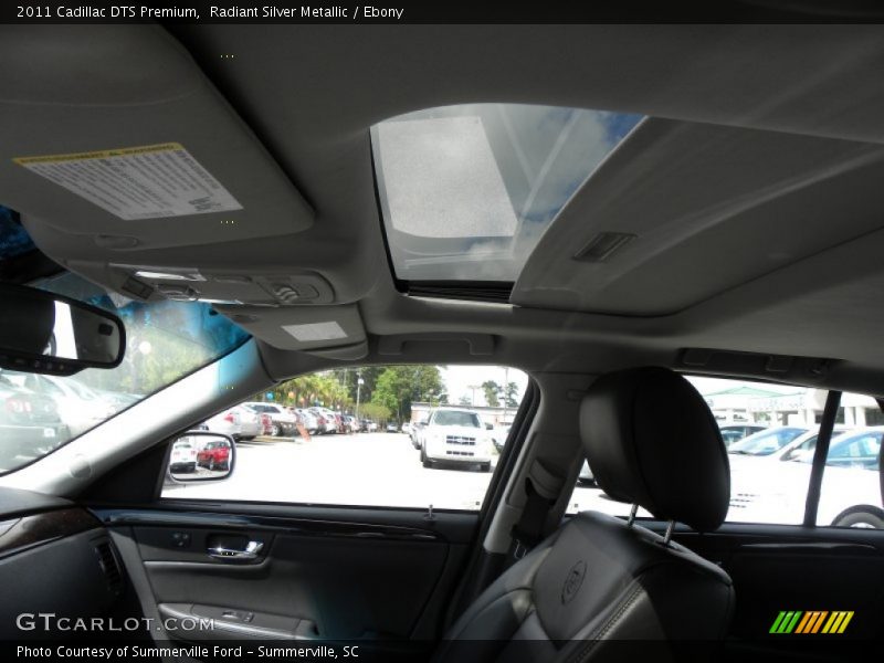 Radiant Silver Metallic / Ebony 2011 Cadillac DTS Premium