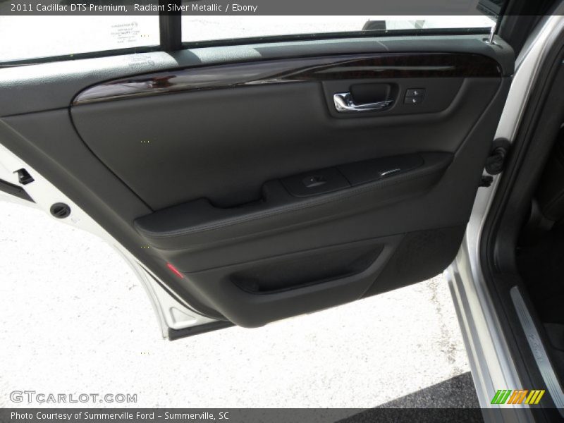 Radiant Silver Metallic / Ebony 2011 Cadillac DTS Premium