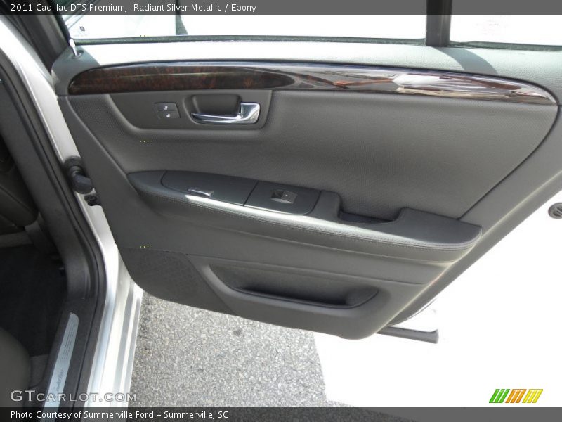 Radiant Silver Metallic / Ebony 2011 Cadillac DTS Premium