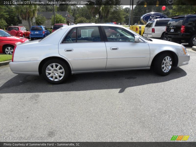 Radiant Silver Metallic / Ebony 2011 Cadillac DTS Premium
