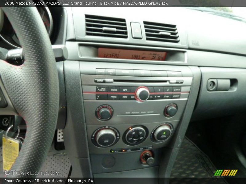 Black Mica / MAZDASPEED Gray/Black 2008 Mazda MAZDA3 MAZDASPEED Grand Touring