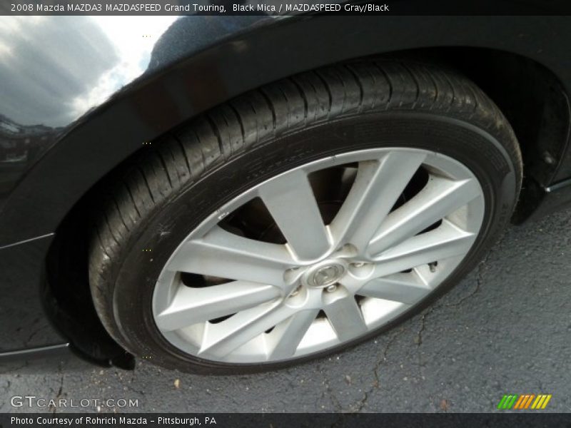 Black Mica / MAZDASPEED Gray/Black 2008 Mazda MAZDA3 MAZDASPEED Grand Touring
