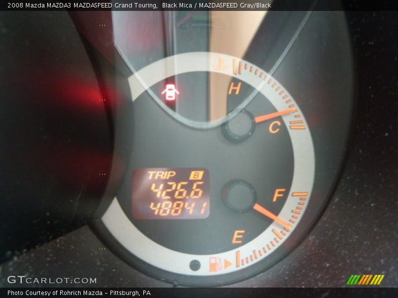Black Mica / MAZDASPEED Gray/Black 2008 Mazda MAZDA3 MAZDASPEED Grand Touring