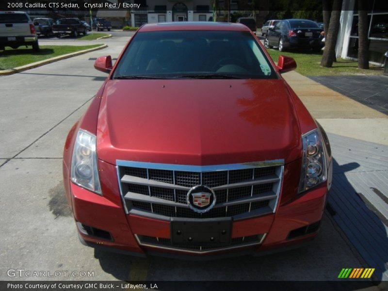 Crystal Red / Ebony 2008 Cadillac CTS Sedan