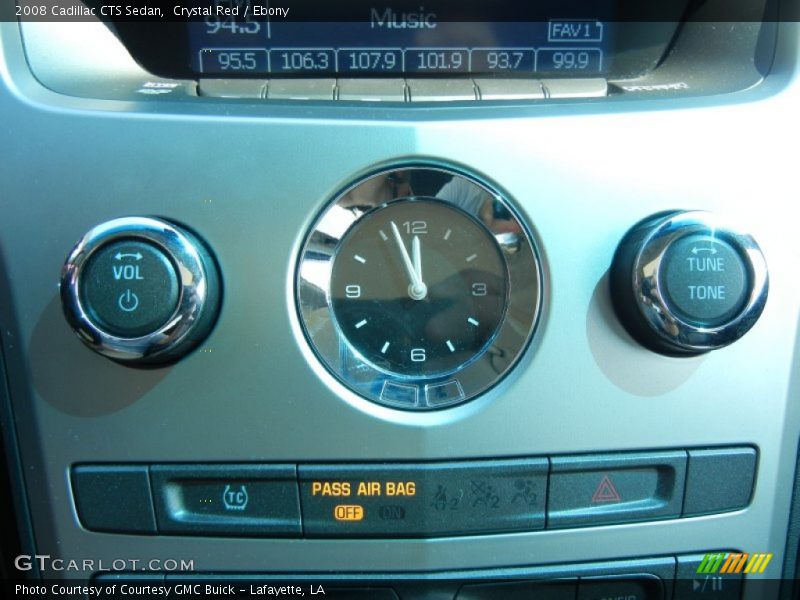 Crystal Red / Ebony 2008 Cadillac CTS Sedan
