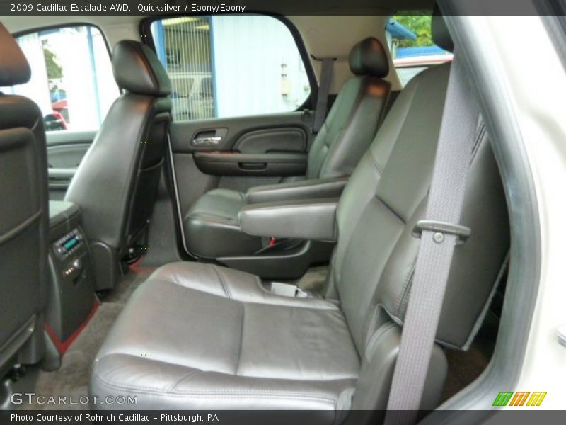 Quicksilver / Ebony/Ebony 2009 Cadillac Escalade AWD