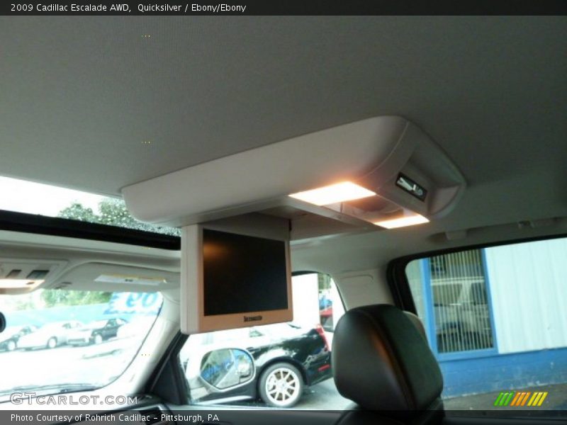 Quicksilver / Ebony/Ebony 2009 Cadillac Escalade AWD