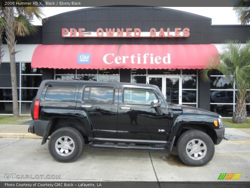 Black / Ebony Black 2008 Hummer H3 X