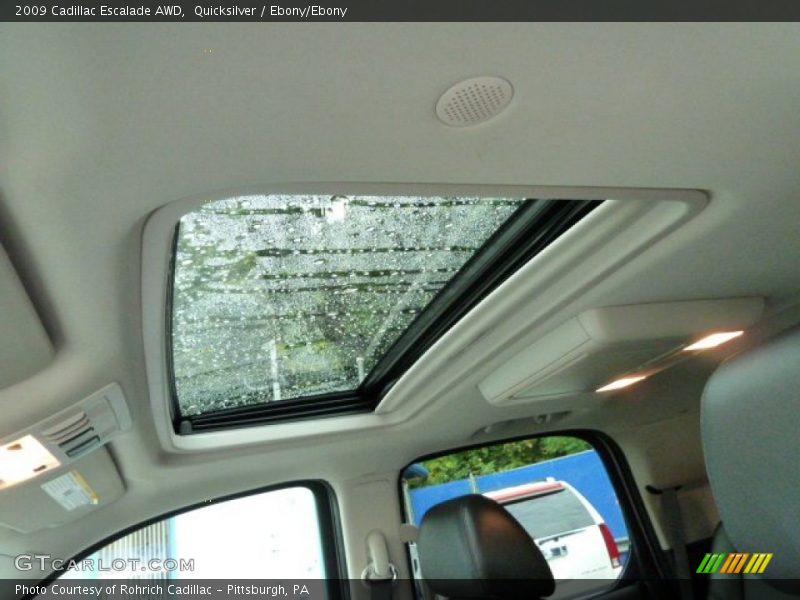 Quicksilver / Ebony/Ebony 2009 Cadillac Escalade AWD