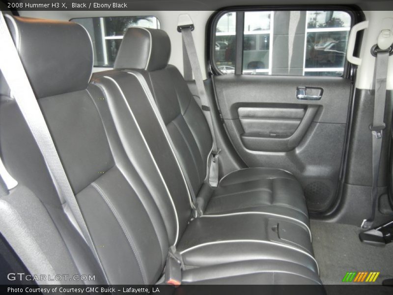 Black / Ebony Black 2008 Hummer H3 X